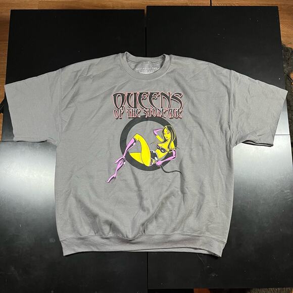 Queens of the Stone Age Songs For The Deaf Short Sleeve Crewneck Men’s Sz 2XL - Picture 1 of 4